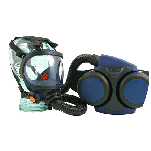 Tillpassningskrav andningsskydd fläktassisterad mask